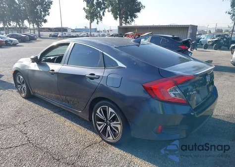 2017 Honda Civic Ex-T from USA, damaged, VIN 2HGFC1F37HH640546